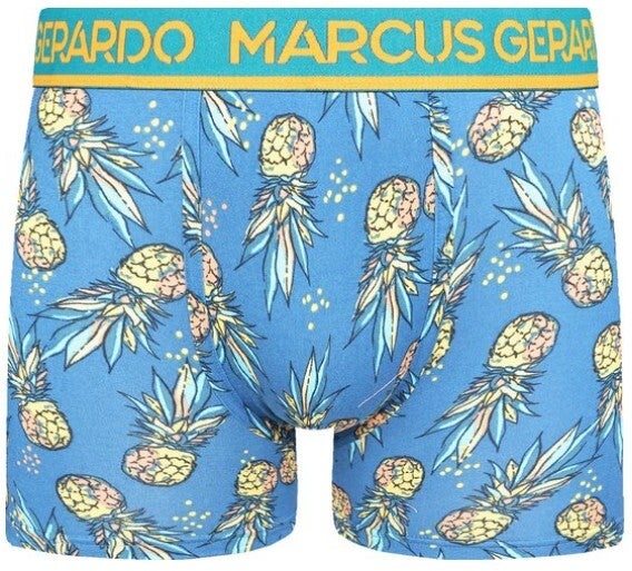 Marcus Gerardo 10-pack boxershorts heren Food-prints (aardbei, ananas, avocado, sushi e.a.)