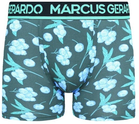 Marcus Gerardo 10-pack boxershorts heren Food-prints (aardbei, ananas, avocado, sushi e.a.)