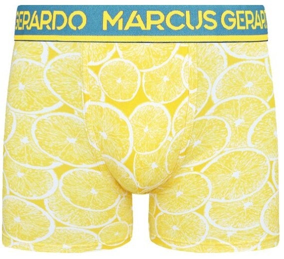 Marcus Gerardo 10-pack boxershorts heren Food-prints (aardbei, ananas, avocado, sushi e.a.)