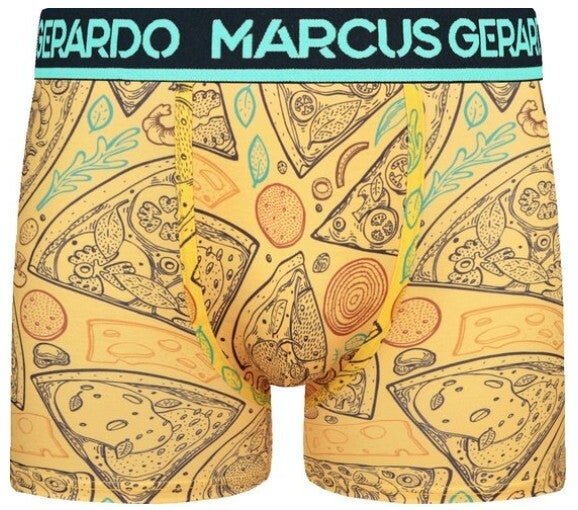Marcus Gerardo 10-pack boxershorts heren Food-prints (aardbei, ananas, avocado, sushi e.a.)